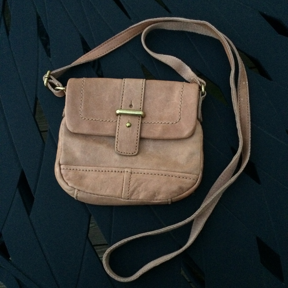 Tan Fossil Crossbody